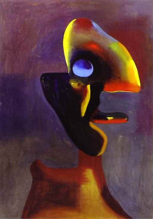 Oil painting:Head of a Man. 1935