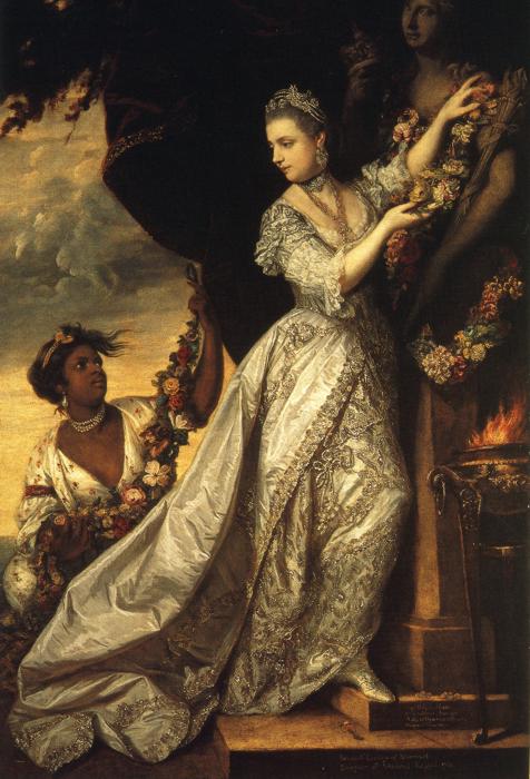 Oil painting:Lady Elizabeth Keppel. 1761