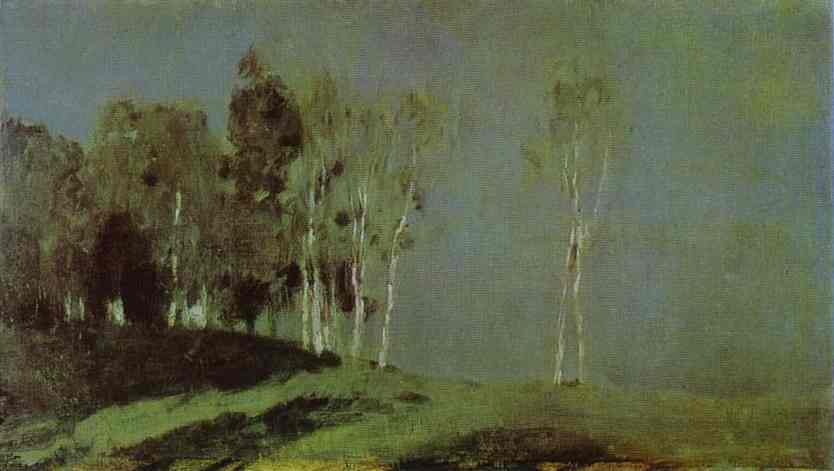 Oil painting:Moonlit Night. 1899