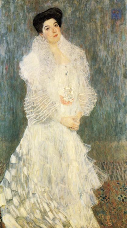 Oil painting:Portrait of Hermine Gallia. 1903