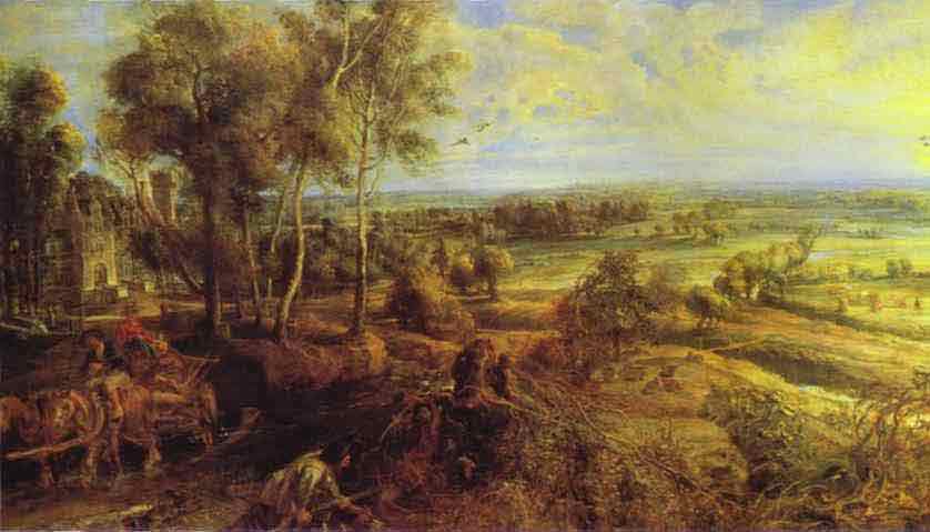Landscape with the Chateau Steen. 1636