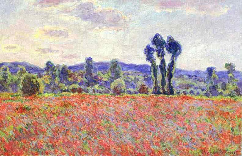 The Fields of Poppies 1887.