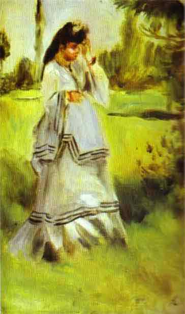 Woman in a Park. 1870