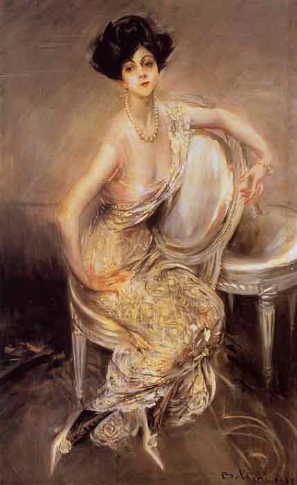 Oil painting for sale:Portrait of Rita de Acosta Lydig, 1911