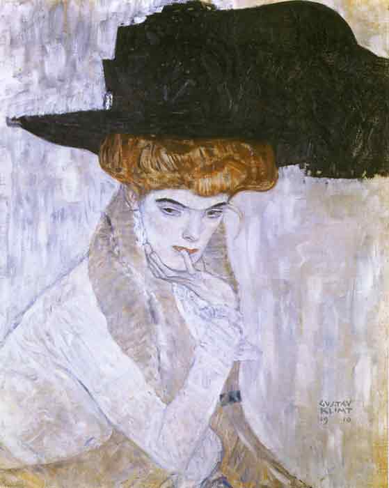 Oil painting for sale:Lady with a Hat, 1910