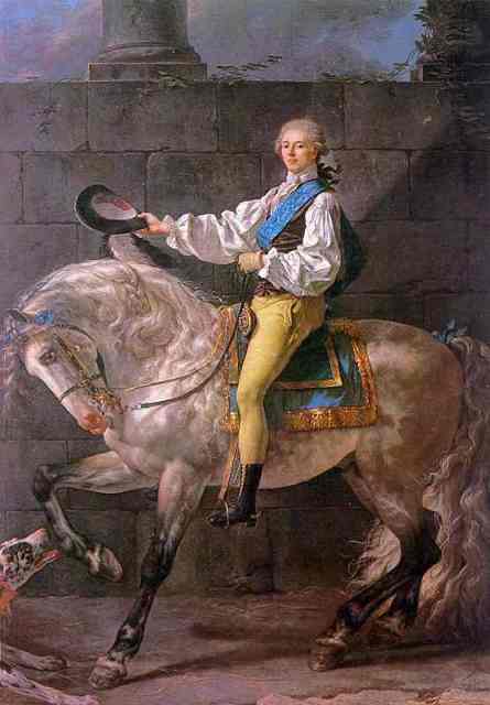 Oil painting:Portrait of Count Stanislas Potocki. 1780