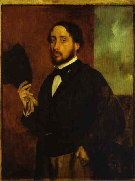 Oil painting:Self-Portrait. c.1863