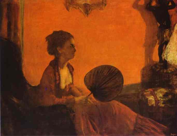 Oil painting:Portrait of Madame Camus. 1869