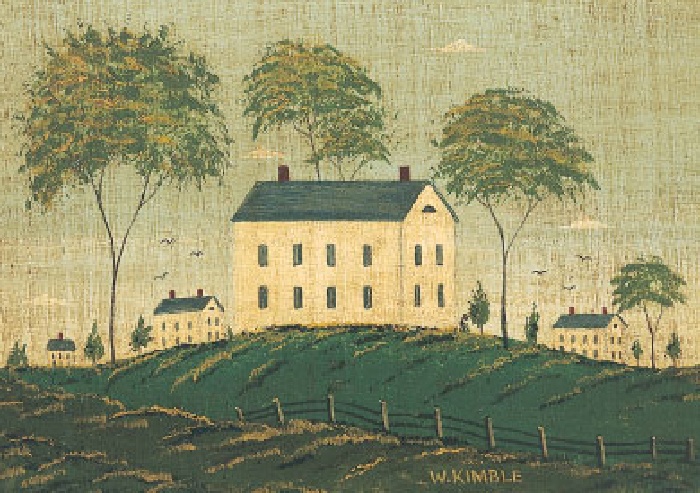 Farm House on Hill