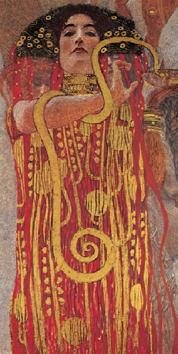 Hygieia (detail from Medicine)