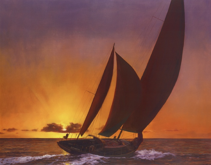 Sails in the Sunset