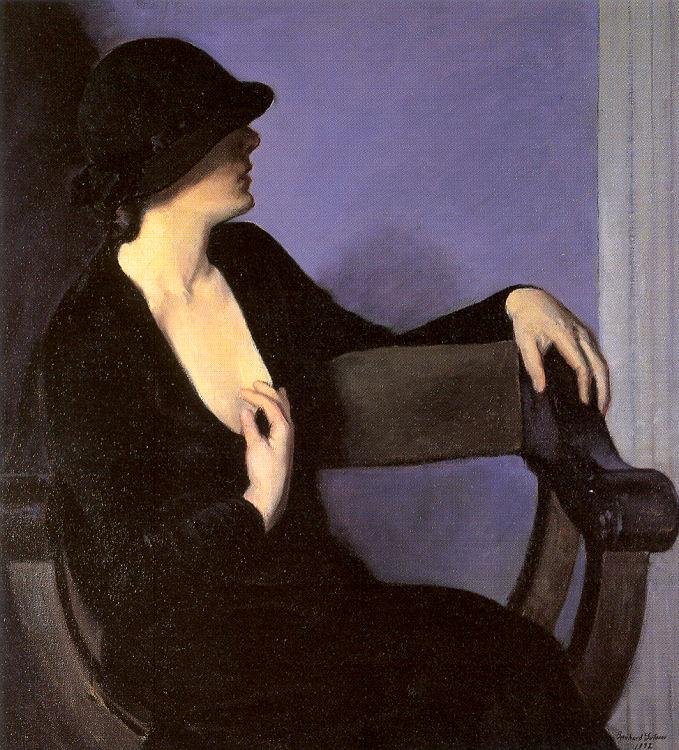 Study of a Woman in Black