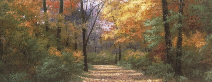 Autumn Road Panel