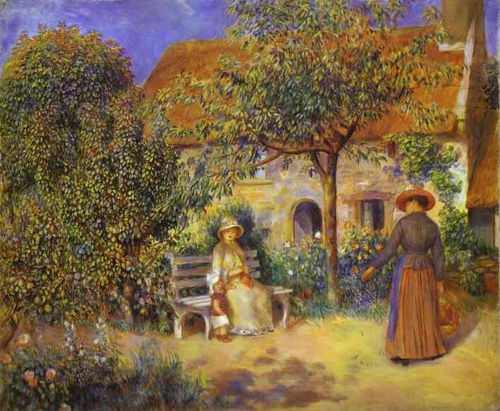 Garden Scene in Britanny