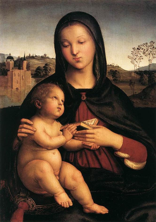 Madonna and Child with Book