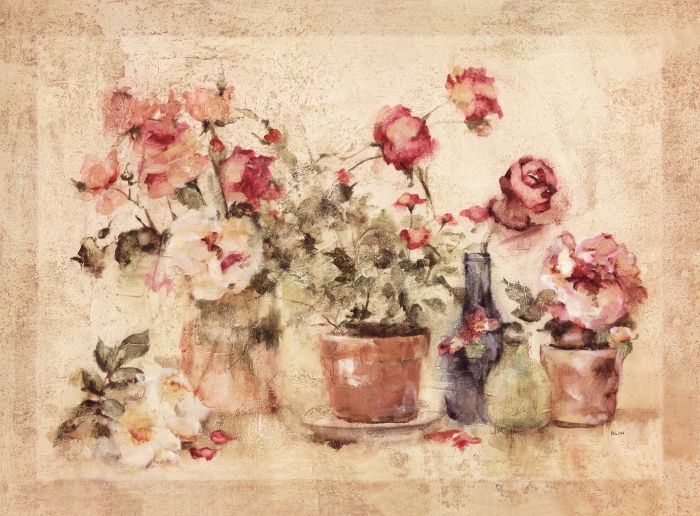 Potted Roses I