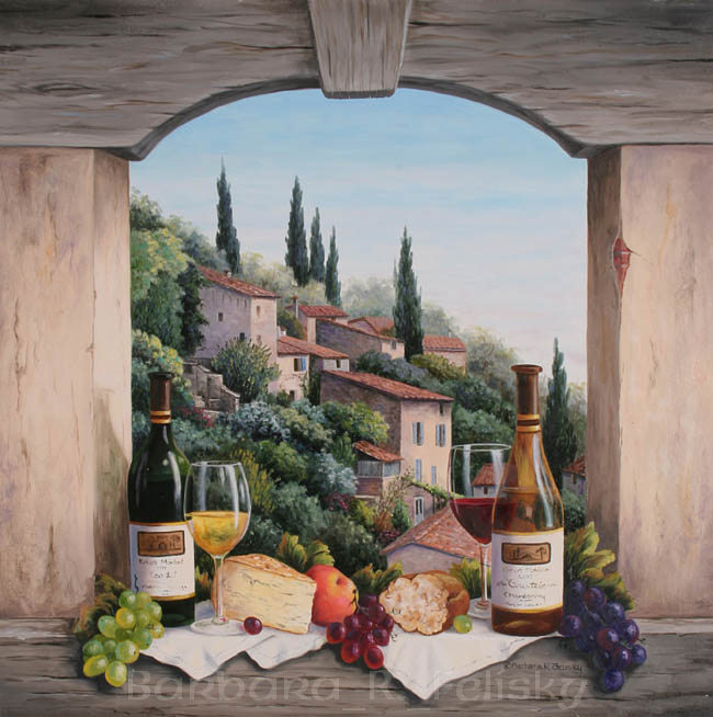 Still Life In The Italian Hills