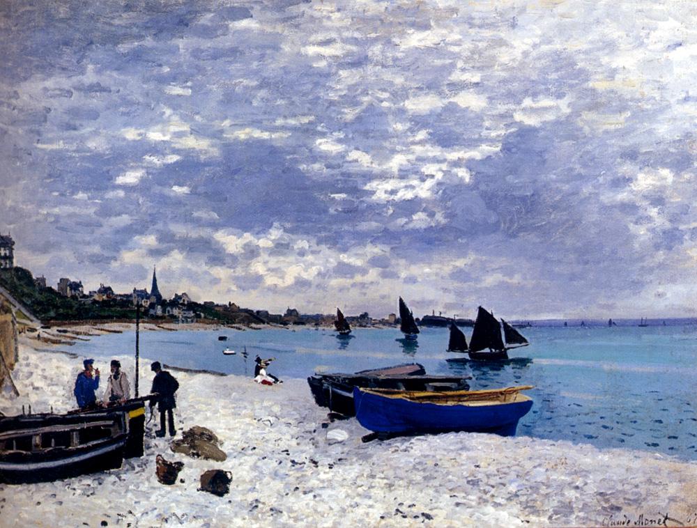 The Beach At Sainte-Adresse