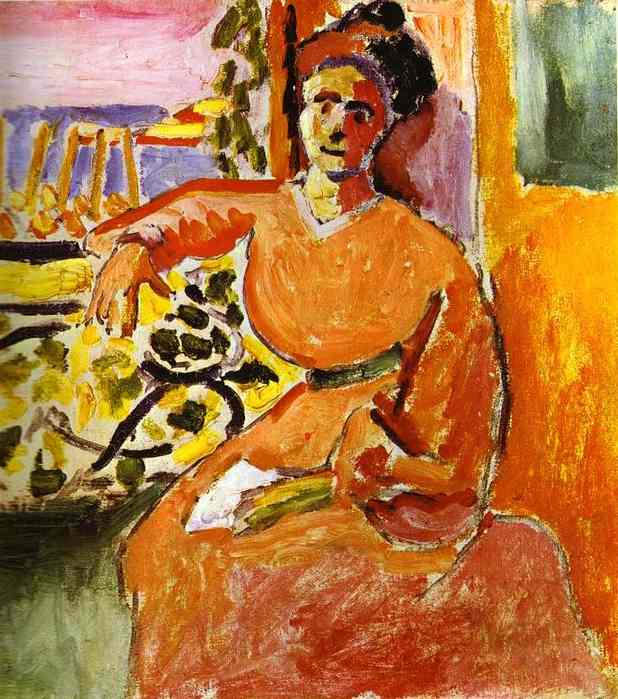 A Woman Sitting before the Window