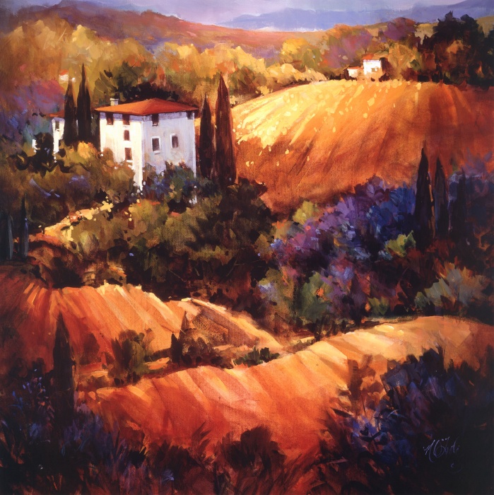 Evening Glow Tuscany