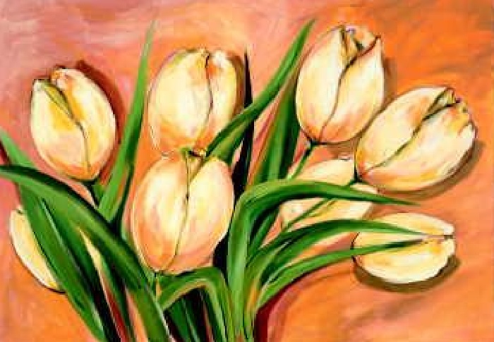 Natural Beauty Tulips I