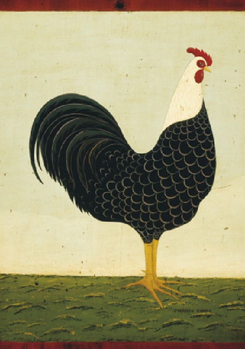 Rooster Facing East