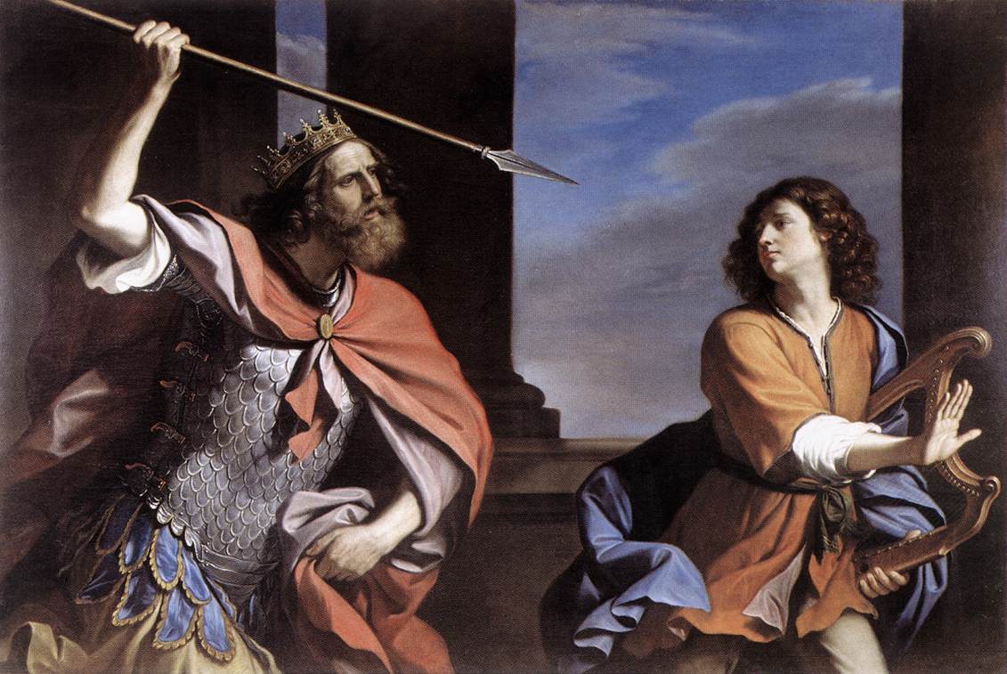 Saul Attacking David