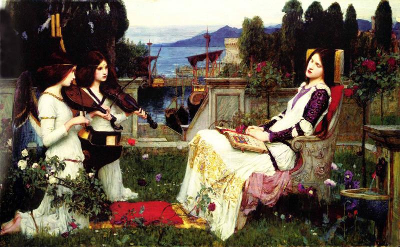 waterhouse Saint Cecilia