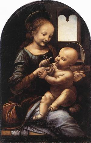 Madonna with a Flower (Madonna Benois) c. 1478