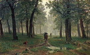 Rain in the Oak Grove, 1891