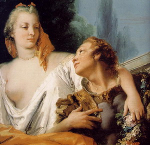 Rinaldo and Armida in the Garden (detail) c.1752