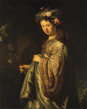 Saskia as Flora 1634