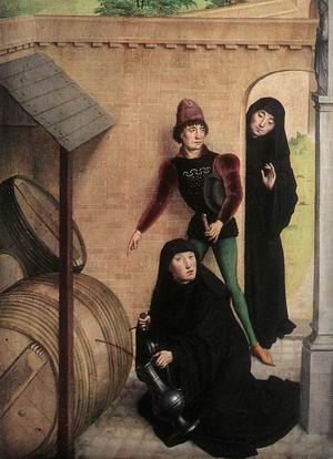 Scenes from the Life of St Bertin (detail) 1459