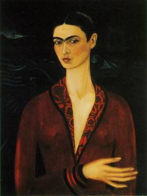 Self-portrait in a Velvet Dress 1926
