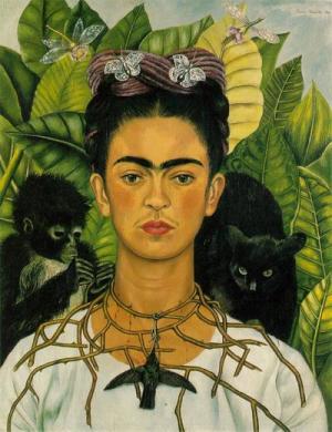 Self-Portrait with Necklace of Thorns 1940