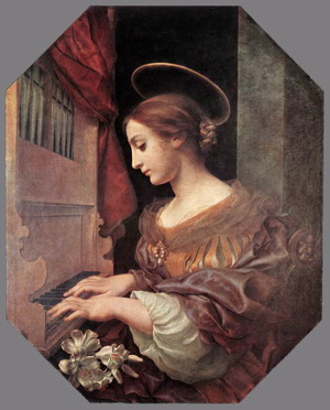 St Cecilia at the Organ 1671