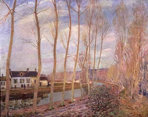 The Canal of Loing at Moret 1892