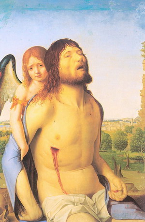 The Dead Christ Supported by an Angel 1476