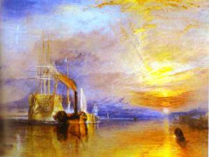 The Fighting Temeraire Tugged to Her Last Berth to Be Broken up. 1838