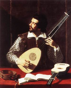 The Theorbo Player c. 1615