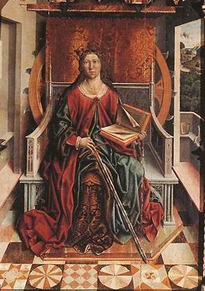 Triptych of St Catherine (centre panel)