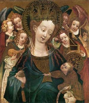 Virgin and Child with Angels c. 1420