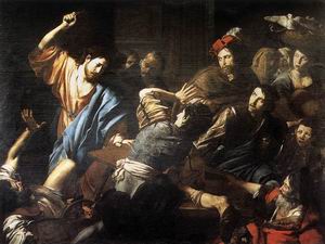 Christ Driving the Money Changers out of the Temple c. 1618