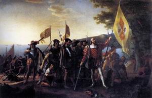 Columbus Landing at Guanahani, 1492 1837-47