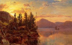 Lake George at Sunset 1862