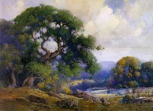 Landscape with Oaks and Stream 1927