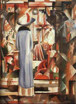 Large Bright Shop Window (Grobes helles Schaufenster) 1912