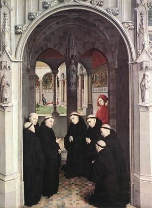 Scenes from he Life of St Bertin (detail) 1459