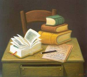 Still life with books 1999