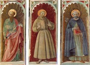 Sts Paul, Francis and Jerome c. 1435